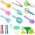 Hipibuni Sensory Bin Tools Sensory Table Accessories for Toddler Kids Age 3-10 Sensory Bin Accessories Sensory Scoops Funnels Sifters Droppers Tweezers for Fine Motor