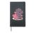 Hippo Kawaii Hippo Zoo Animal Lover Kids Hardcover Journal, Black
