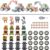 Hitatol Child’s Toy 4in1 Take Apart Construction Vehicle Excavator, Roller,Bulldozer,Crusher,Screwdriver for 3+ Years Old Preschool Kids DIY Assembly Construction Truck, HSM2301