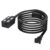 HITRENDS – 10FT Short Extension Cord, 16AWG 10A 125V 3 Outlets Polarized Power Extension Cable with On/Off Switch, Nema 1-15P to Nema 1-15R Short Power Cord for Home, Office, Indoor Electronic Devices