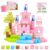 Hiwawind Updated Princess Magnetic Blocks for Girls, Princess Castle Magnetic Building Toys, STEM Montessori Sensory Toys for Toddlers 3-4 5-6 7-8, Creative Birthday Gifts for 3+ Year Old Girl