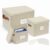 Hiwhy 3-Pack Multi-Size Storage Boxes for Documents & Files, Beige