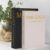 Hiwhy Book Shaped Storage Box Set of 2, Linen Black