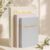 Hiwhy Decorative Book Storage Box Set of 3, Linen Faux Books for Coffee Table, Stylish Decorative Books for Bookshelf, Photo Organization, Keepsake Storage, Home Decor, Blue Gray
