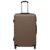 HKQWPBF Hardcase Trolley Set 2 pcs Brown ABS Suitcase with Locks