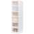 Hlimior 6 Shelf Daily Weekly Clothes Organizer for Kids Foldable Weekly Hanging Closet Organizer with Door Plastic Closet Storage for Boys and Girls Monday Through Friday Essential Stuff
