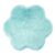 HMETOL Square Soft Shaggy Area Rug, Ultra Fluffy Bedroom Rugs, Non-Slip Fuzzy Furry Carpet for Vanity, Nursery 24″ x 24″ Light Blue