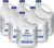 HOANK (6 Gallons) Ultra Germicidal Liquid Bleach – For Laundry, Disinfecting, Sanitizing, Deodorizing, Mold & Mildew Stain Remover – 1 Gallon Jugs