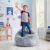 Hobestluk Small Bean Bag Chair Round Teardrop Soft Floor Sofa Reading Seat