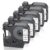 HOCALORT Tape Refills Replacement for Dymo D1 Label Maker Refills 45013, Compatible with Dymo Label Tape 12mm x 7m Black on White for Label Manager 160 160 210D 260P 280 360D 420P 450D, 5 Pack