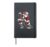 hockey Santa hockey fans Christmas lovers for boys man women Hardcover Journal, Black