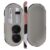 Hoement Double Layer Glasses Case with Beautiful Pattern, Small and Lightweight Plastic and Flocking Eyeglasses Box for Storing Lenses, Portable Glasses Protector for Everyday Random Color