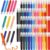 HOFURME 72 Pcs Suncatcher Paint Pens Bulk, Suncatcher Paint Pens for Kids