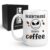 Hogg Nightmare Before Coffee Mug, 15oz Halloween Coffee Mug, Halloween Cups for Adults, Nightmare Before Christmas Mothers Day Gifts, Jack Skellington Ceramic Cup, Spooky Skeleton Horror Tea
