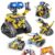HOGOKIDS 5 in 1 Robot Building Toys for Kids – Remote & APP Controlled Set