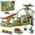 HOGOKIDS Dinosaur Roller Coaster Building Set for Adults Boys Girls 8+