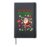 Ho Ho Hold My Paddle Christmas Padel Tennis Xmas Holiday Hardcover Journal, Black