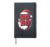 Ho Ho Ho Santa Beard Christmas Funny Xmas Holiday Hardcover Journal, Black