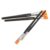 Hohopeti 4pcs Serrated Comb Artist Paint Brush Set for Acrylic and Oil Painting, Wood and Plastic Handle, Special Effect Texture Brush for Professional and Beginner Painters