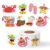 HoiSumma 500 Pcs Summer Stickers Roll Hawaii Tropical Beach Self Adhesive Labels Luau Party Favors Supplies Decor for Holiday DIY Crafts Gifts Scrapbook Bottles Computer Luggage Envelopes, 8 Designs