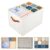 Hoiwio Closet Organizers and Storage Bin with Adjustable Dividers