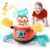 HOLA Interactive Crawling Crab Baby Toy with Voice Recording & Repeat, Musical Light Up Tummy Time Toy for Babies 6-12 Months, Toys for 1 Year Old Boys & Girls, Crawling & Walking Learning Gift