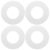 Hole Reinforcement Stickers 4000Pcs Self-Adhesive Hole Punch Reinforcements Paper Hole Stickers for Loose Leaf Planner Binder Repair Binder Ring Sticker