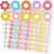 Hole Reinforcement Stickers Self-Adhesive Hole Reinforcement Stickers,0.5 Inch Real Plastic Hole Reinforcers for School Office,4000 Pcs
