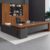 HOLGVE Large Modern Luxury Boss Desk with Privacy Modesty Panel