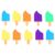 Holibanna 10pcs Ice Cream Bar Highlighters Set with Unique Ice Cream-shaped Design, Pp Material, No Peculiar Smell, for Handbag or Pencil Case, for Highlighting Important Notes Random Color