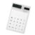 Holibanna Solar Powered Calculator with Touch Panel, 8-Digit Display, Lightweight Plastic Design, Convenient to Carry, for Home and School Use