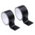 HOLIDYOYO 2 Pcs Waterproof Self-Adhesive Carpet Seaming Tape Black, Single Sided Pe and Fiber Cloth Tape for Industrial Repair and Package Sealing, Weatherproof 4.8cm X 9m