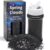 Holographic Chunky and Fine Glitter Mix 2 oz/56.7g Cosmetic Glitter for Body Face Hair Nail Eye Lip Makeup,Sparkly Glitter for Craft DIY Resin Art Party Festival(Black)