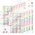 Holographic Star Reward Stickers 10 Colors for Classroom Charts DIY