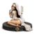 Holy Temptation Gothic Nun Pen Holder, Dark Academia Desk Organizer with Cross Detail, Decorative Resin Statue Figurine for Office, Bookshelf, Home Workspace, Gothic Home Décor (B)