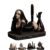 Holy Temptation Gothic Nun Pen Holder, Sacred White Midnight Black Desk Organizer, Holy Temptation Cross Detail Desk Figurines, Gothic Home Office Decor Gift for Halloween Desk Decor (01#)