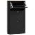 HOMCOM Narrow Shoe Storage Cabinet for Entryway with 3 Flip Drawers and Adjustable Shelves, Shoe Rack Organizer 837-399V80BK