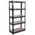 Home Discount 5 Tier Kitchen Shelf, 875 kg, Black