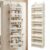 HOMELUX THEORY UPGRADED 6 Tiers Over The Door Organizer Hanging – 100D EXTRA THICK & 50lbs HUGE CAPACITY, 12 Side Mesh Pockets Over The Door Shoe Organizer, Hanging Closet Organizer (Ivory, 1pc)