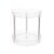 Home Organizers, Clear PET Rotating Storage Rack for Kitchen Countertop & Vanity Essentials