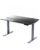 HomeRoots 60″ Adjustable Black and Gray Stainless Steel Standing Desk