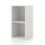 Homes: Inside + Out Apexa 2-Cube Storage Organizer Shelves, Stackable Wood Bookcase Fits Cubby Bins for Organization, Dorm Teen Room Decor & Home Office, White