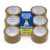 HOMESmith Brown Tape 12 Rolls – Packing & Parcel Tape 48mm x 66m for Boxes, Moving, Office & Commercial Packaging Use