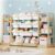 HOMETUK Kids Toy Storage Organizer with Bookshelf, 6 Shelf 9 Bins 2 Drawers