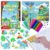 homicozy Art & Craft Activity for Kids-Foil Fun Dinosaur,No Mess Art Crafts for Girls,DIY Foil Foam Stickers,Creative Activity Kits,Kids Travel Toys,Gifts for Girls & Boys Ages 4-10