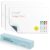 HOMiDEK Magnetic Whiteboard for Fridge, 3 Pack Small Magnetic Dry Erase Boards with 4 Markers & 1 Eraser, Reusable Blank Magnet White Board Sheets for Home, Kitchen, Office, Classroom – 11 x 17