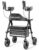 HOMLAND Upright Walkers for Seniors, Stand Up Rollator Walker with Adjustable Padded Armsupport & Seat, 8″ All Terrain Foldable Rolling Walker, Easy Assembly