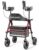 HOMLAND Upright Walkers for Seniors, Stand Up Rollator Walker with Adjustable Padded Armsupport & Seat, 8″ All Terrain Foldable Rolling Walker, Easy Assembly