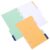 HOMOCONO 2 Sets Yellow Paper Binder Dividers for Ring Binder with 5 Holes, Loose-Leaf Page Markers for Separating Documents and Referencing, for Notebooks and Research Use