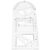 HOMOCONO Multi-Functional Plastic Students Drawing Template Ruler with Geometric Shapes and Measurement Features for School, Office, and Engineering Use